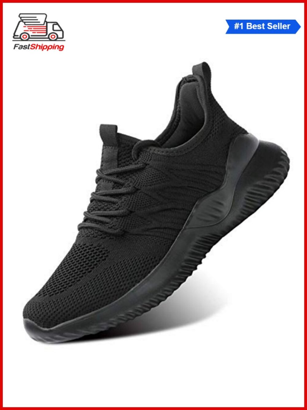✨ Womens Walking Running Shoes Slip On Lightweight Mesh Memory Foam Sneakers